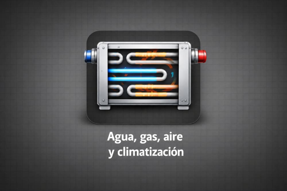 Agua, gas, aire y climatización | Manufactures Cusell